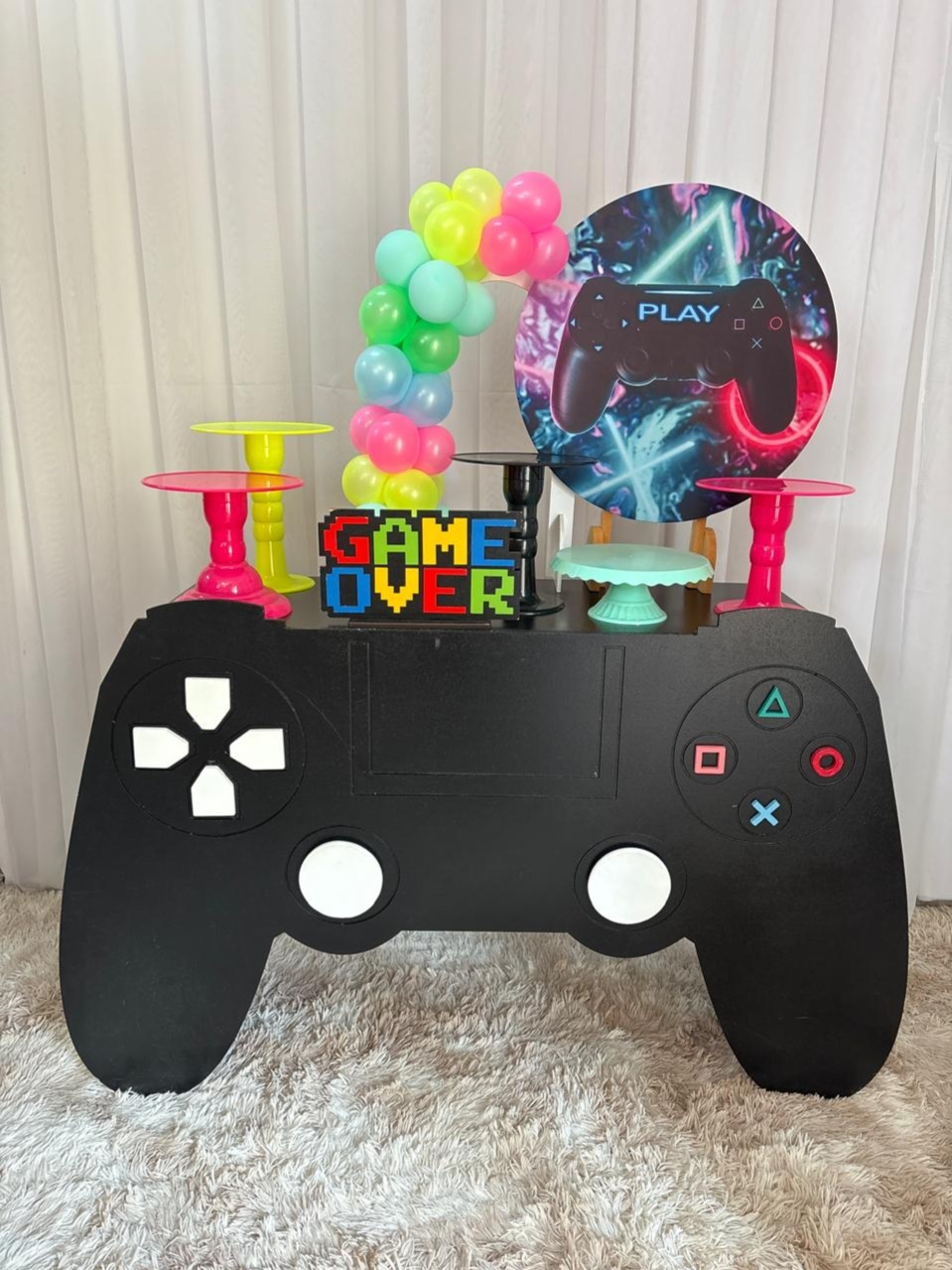 Mini Kit Game Neon - Três Marias Festas