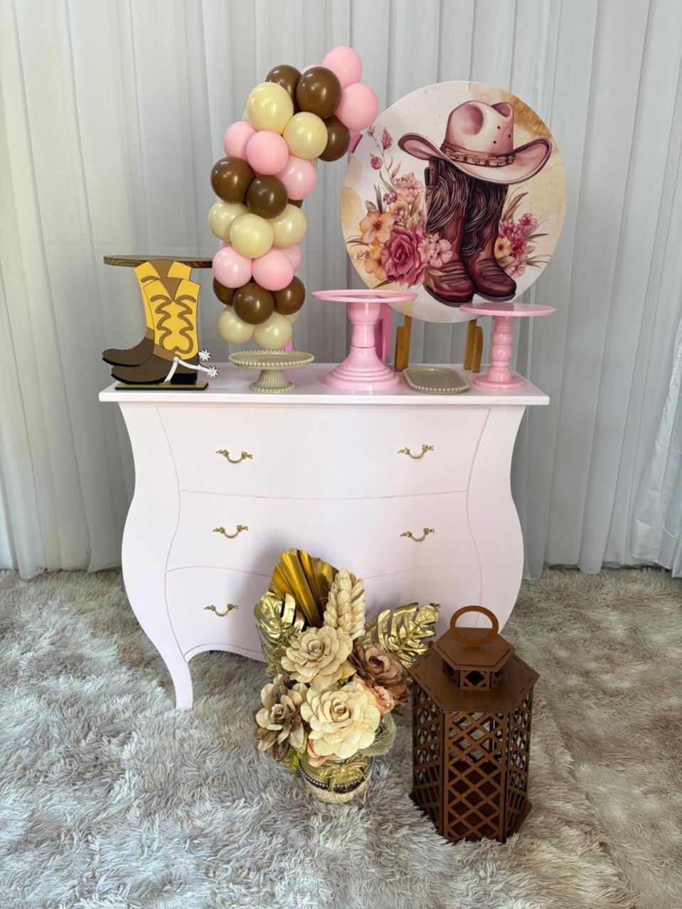 Mini Kit Bota E Chapéu (Mod2) - Três Marias Festas