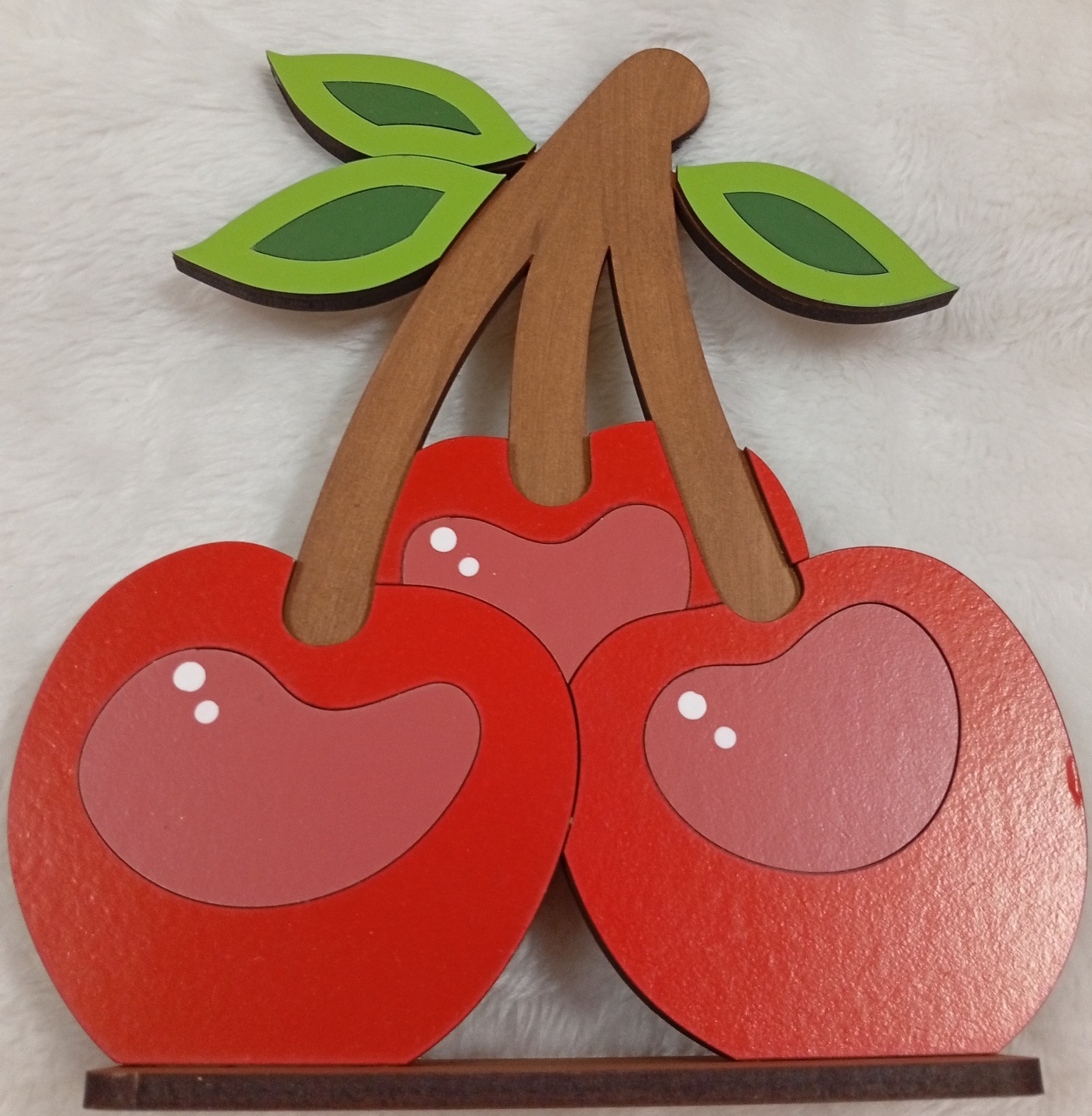 Displays Mdf 3D - Cereja Mod1 (Cópia) - Três Marias Festas