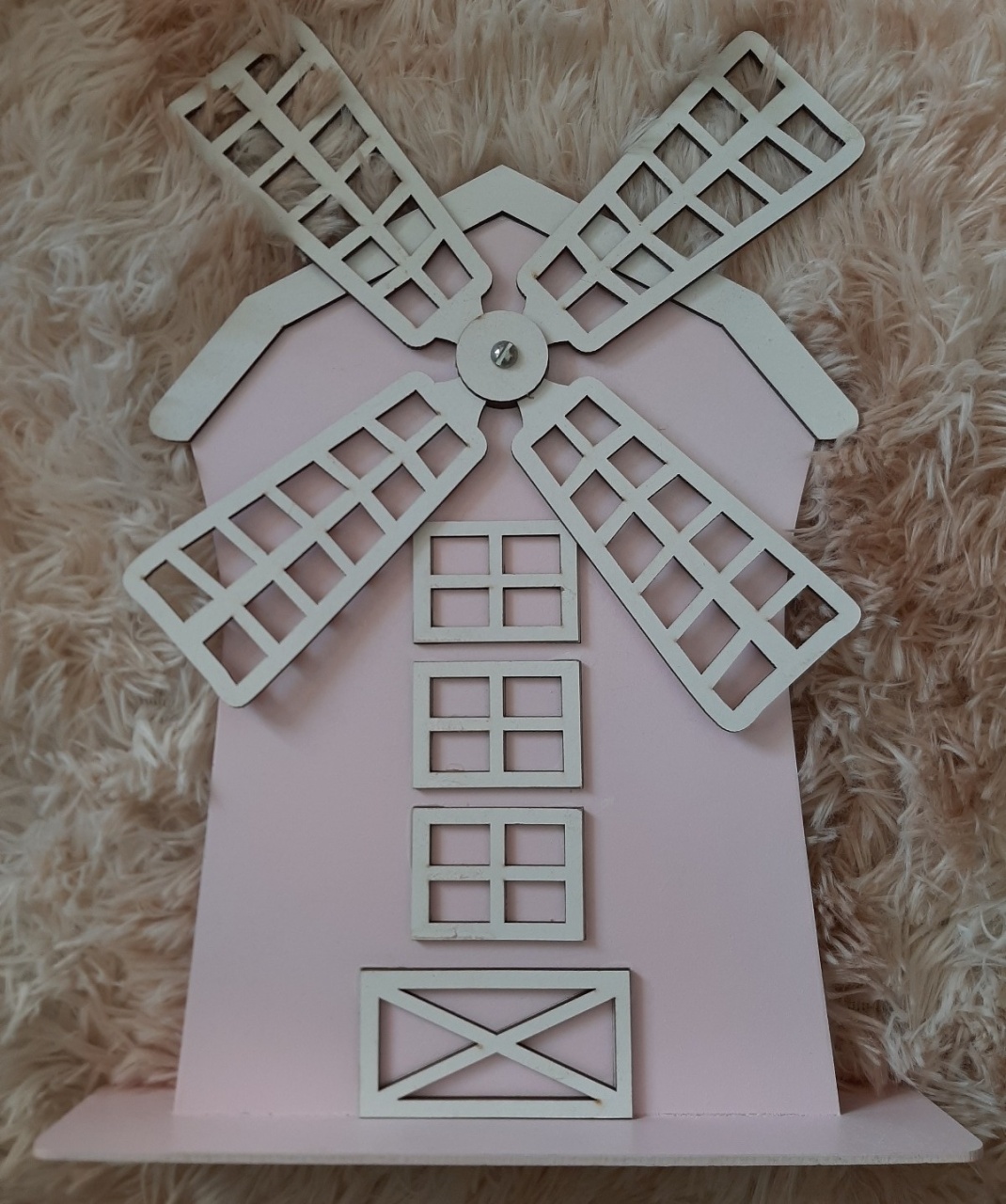 Displays Mdf 3D -  Fazendinha Rosa Mod4 - Três Marias Festas