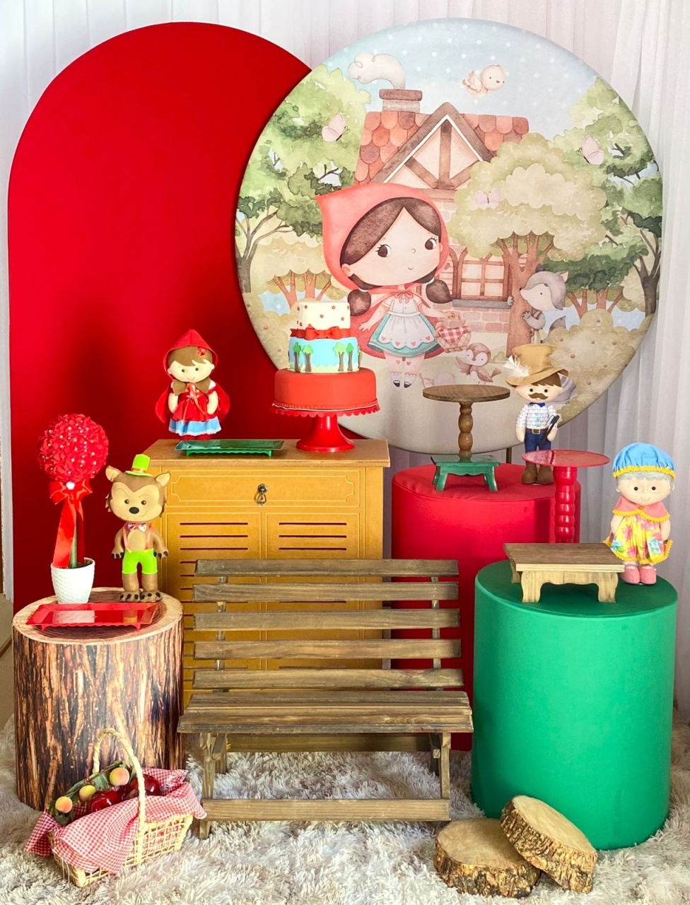 Chapeuzinho Vermelho Cut (Mod2) - Três Marias Festas