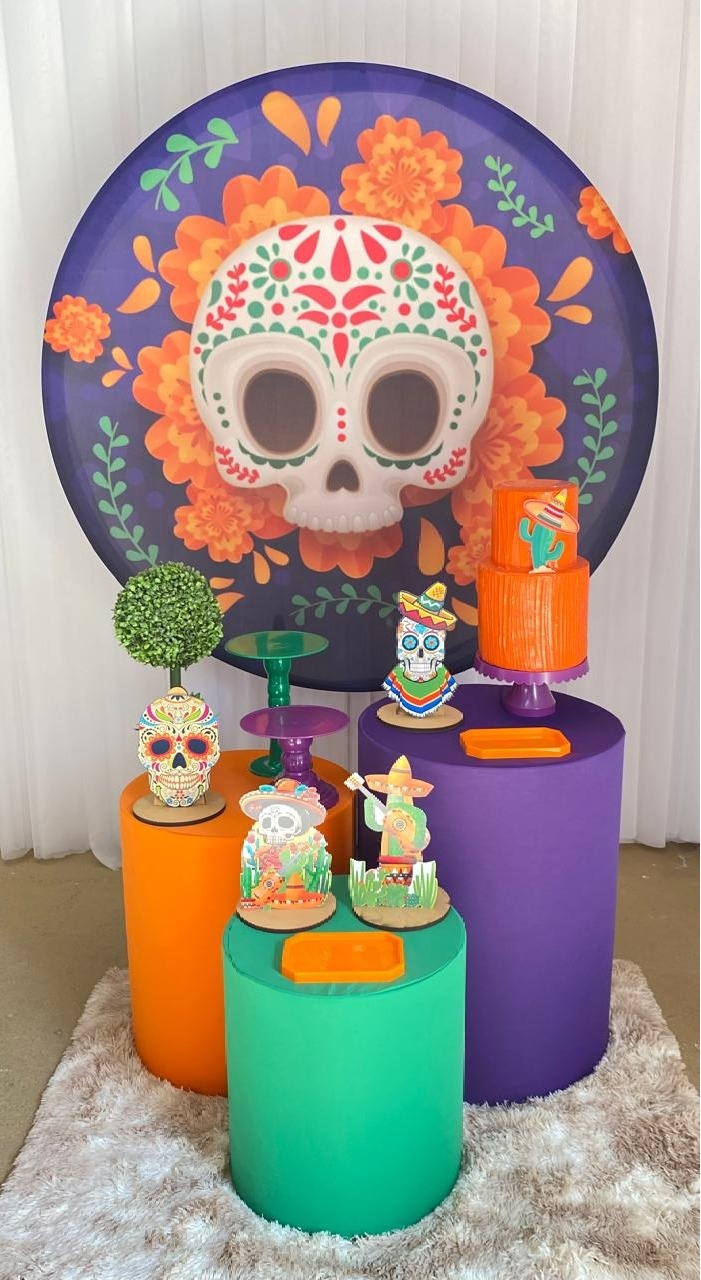 Caveiras Mexicanas Mod2 - Três Marias Festas