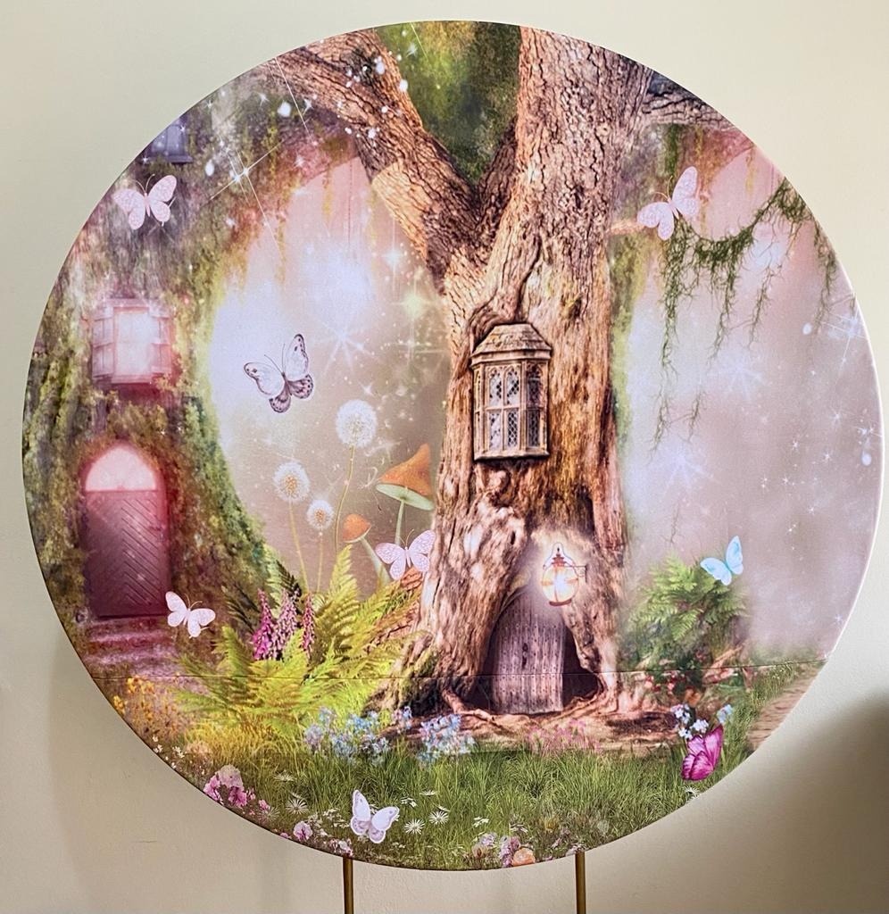 Painel Sublimado Floresta - Três Marias Festas