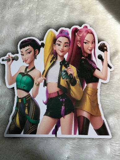 Display Mdf- Guerreiras K-Pop Mod9 - Três Marias Festas