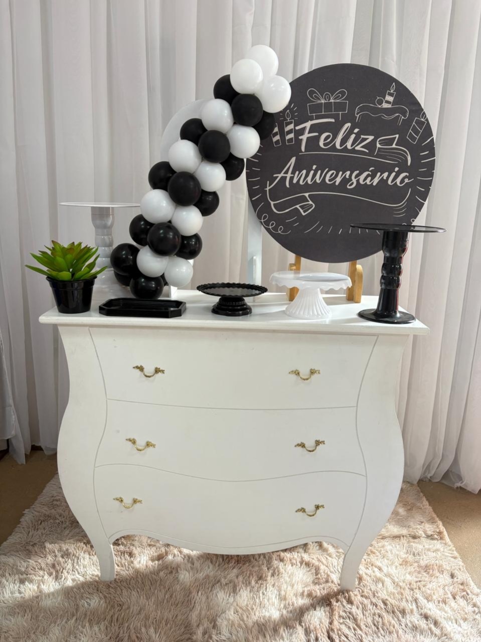 Mini Kit Feliz Aniversário (Giz) - Três Marias Festas