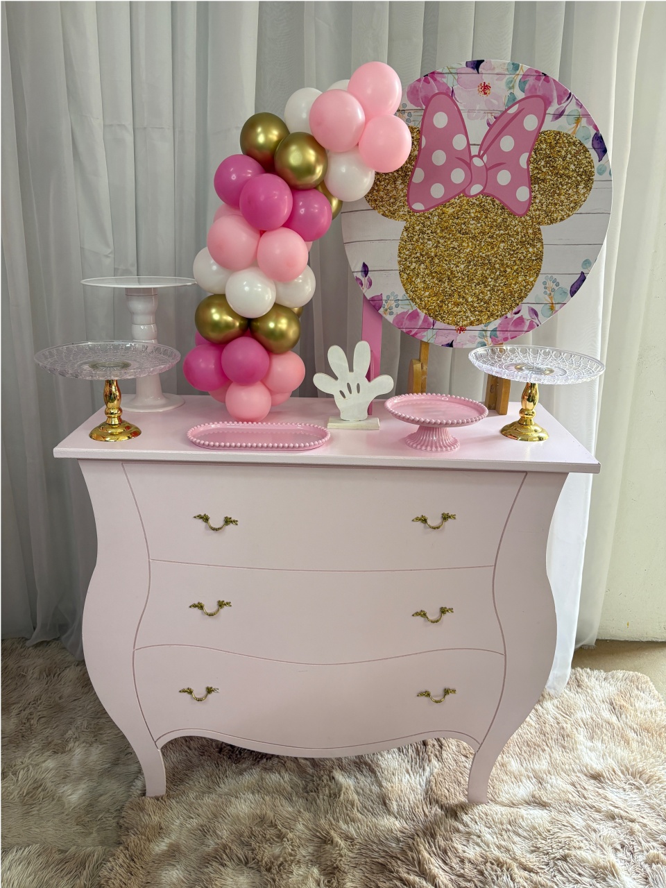 Mini Kit Minnie Rosa (Mod1) - Três Marias Festas