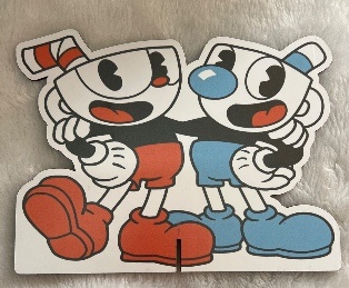 Display Simples Mdf - Cuphead Mod1 - Três Marias Festas