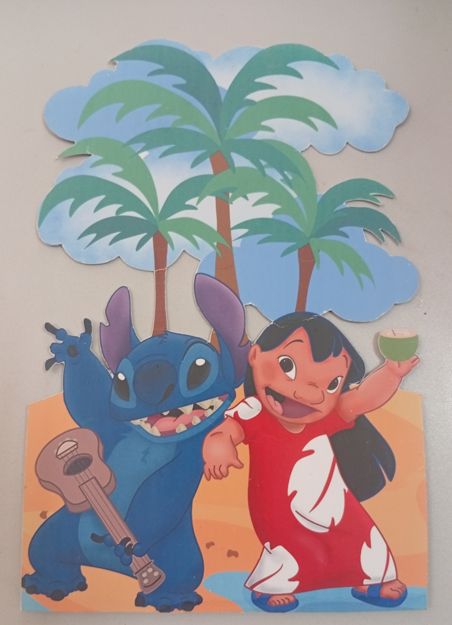 Display Ps - Stitch  - Três Marias Festas