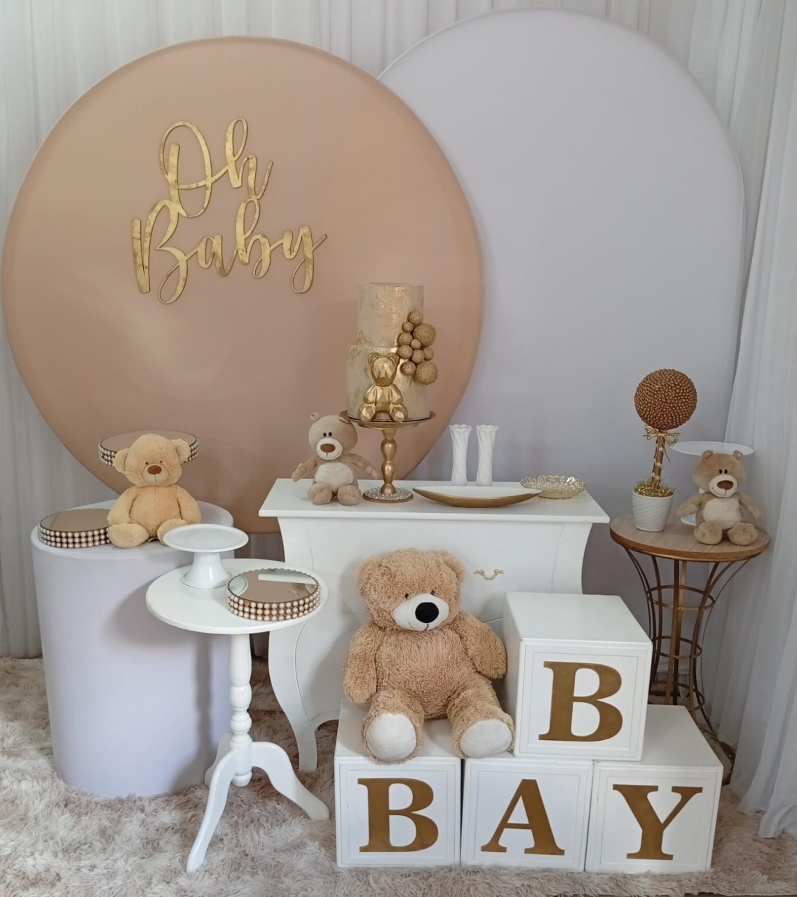 Oh Baby - Areia Chá Revelação Ou Chá de Bb (Reduzido) - Três Marias Festas
