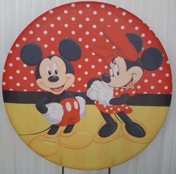 Painel Sublimado Mickey E Minnie - Três Marias Festas