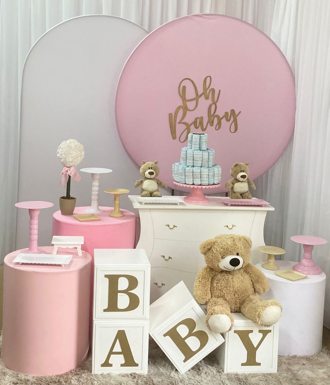 Oh Baby Rosa (Mod4) - Três Marias Festas