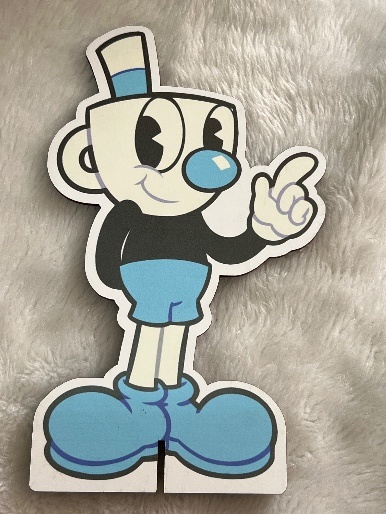 Display Simples Mdf - Cuphead Mod6 - Três Marias Festas