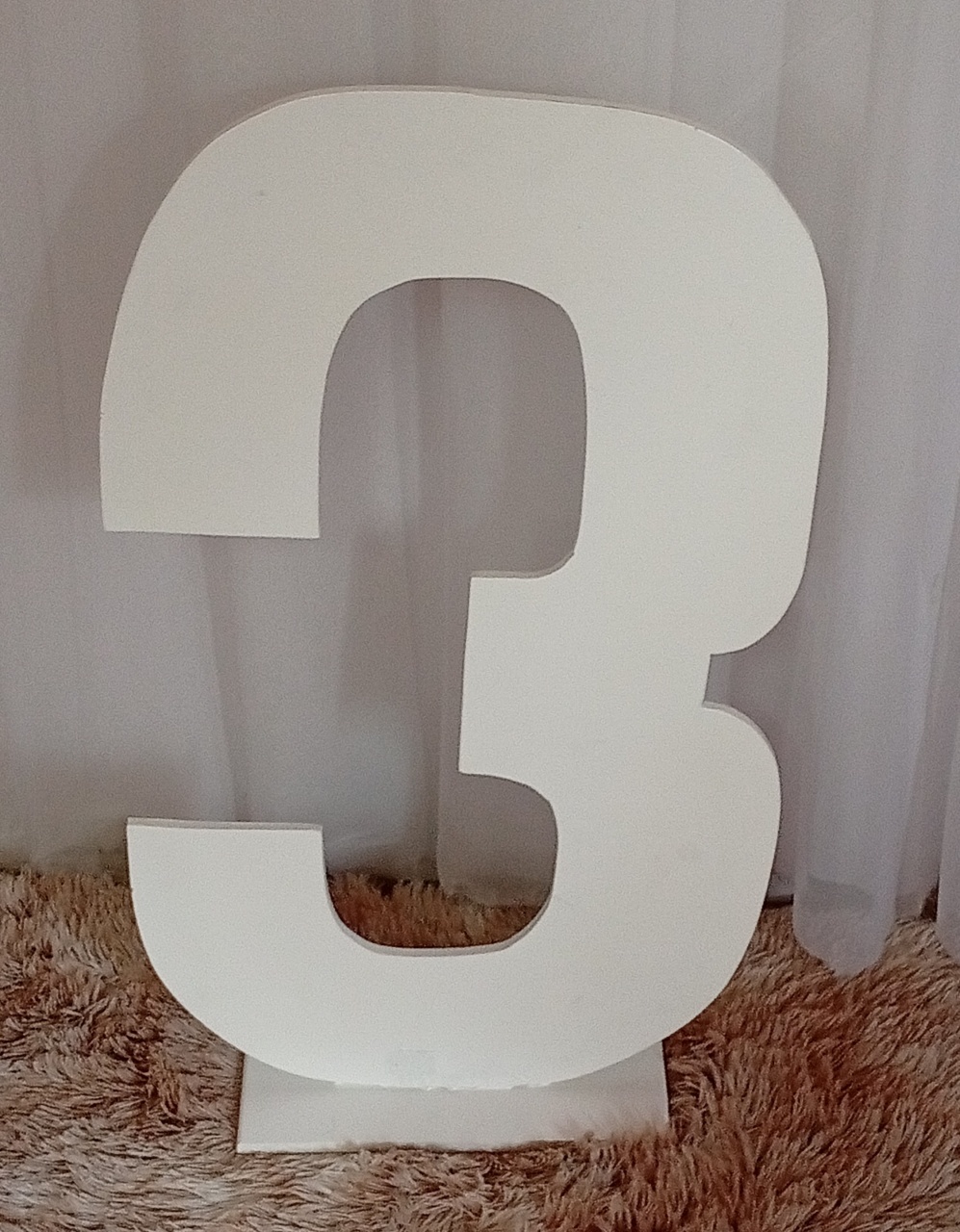 Número 3 Mdf - Três Marias Festas