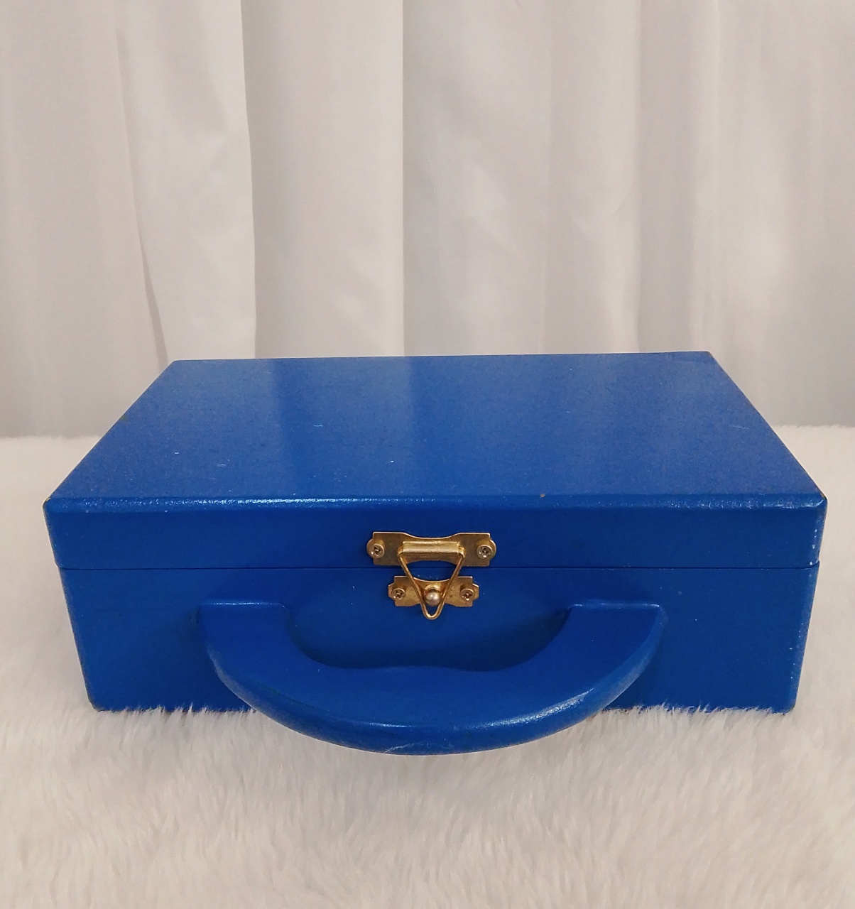 Mini Maleta Azul Royal (Média) - Três Marias Festas