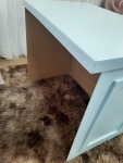 Cômoda Bombe Boiserie Azul Bb - imagem 2