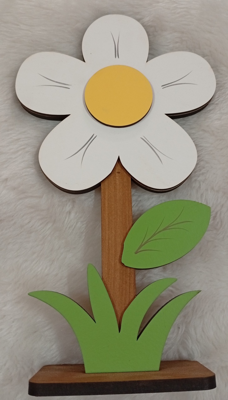 Displays Mdf 3D - Flor Mod1 - Três Marias Festas