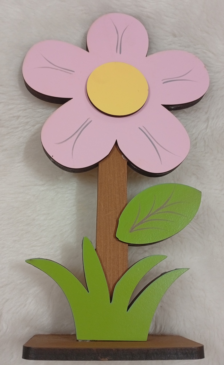 Displays Mdf 3D - Flor Mod2 - Três Marias Festas