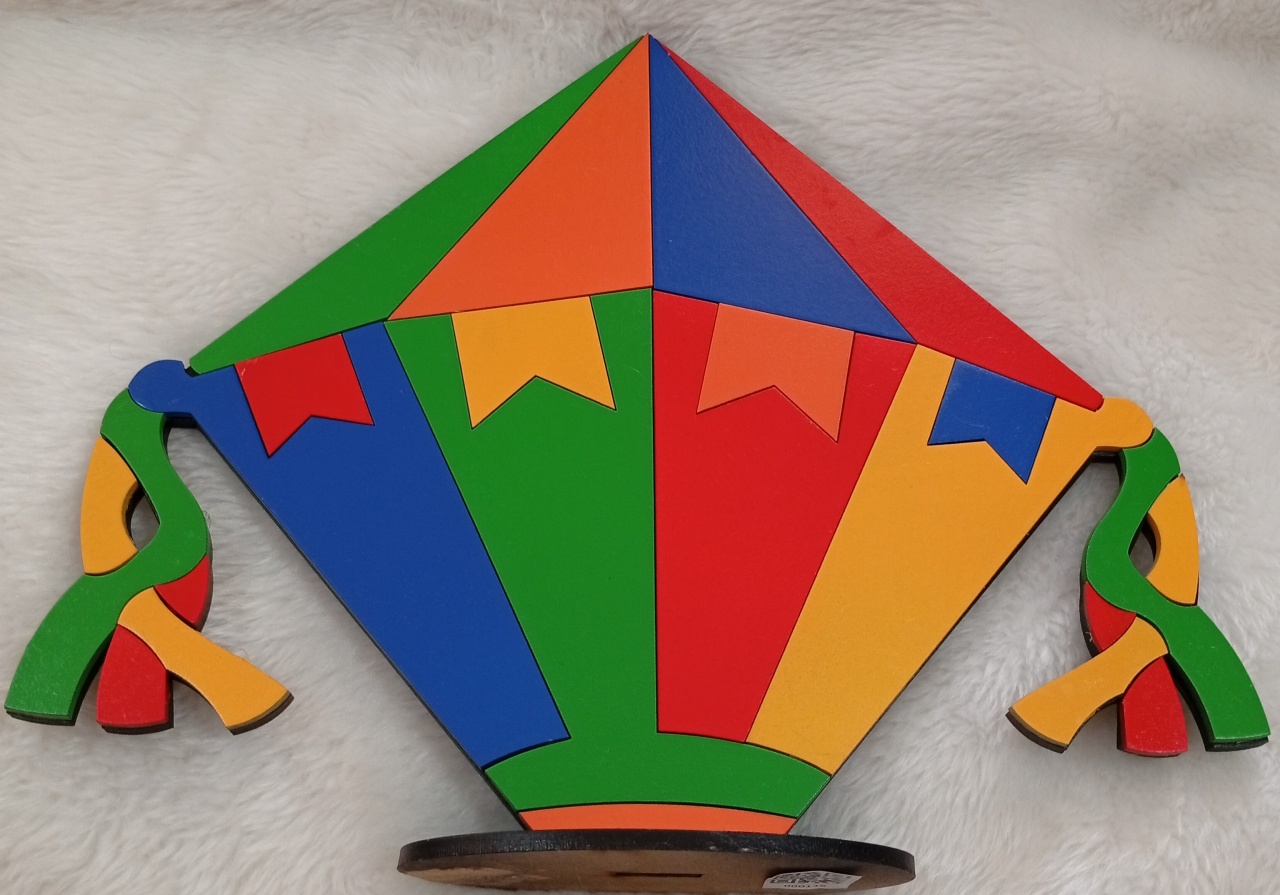 Displays Mdf 3D - Arraia Mod2 - Três Marias Festas