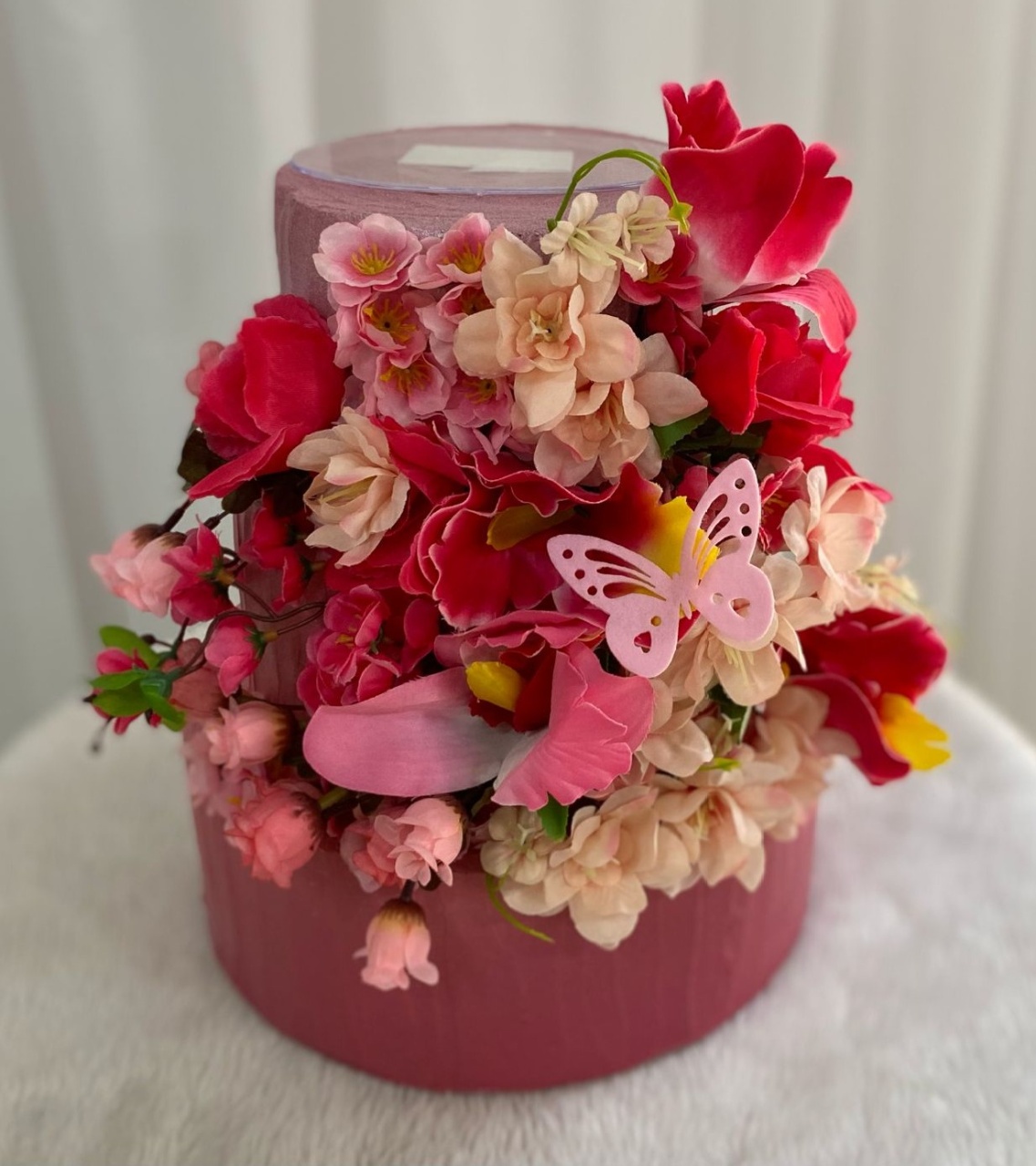 Rosa Com Flores - Três Marias Festas