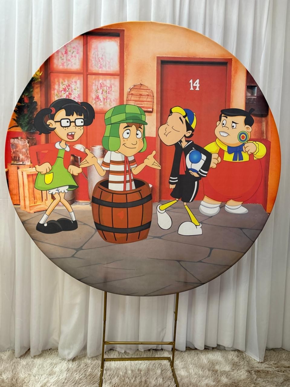 Painel Sublimado Chaves - Três Marias Festas