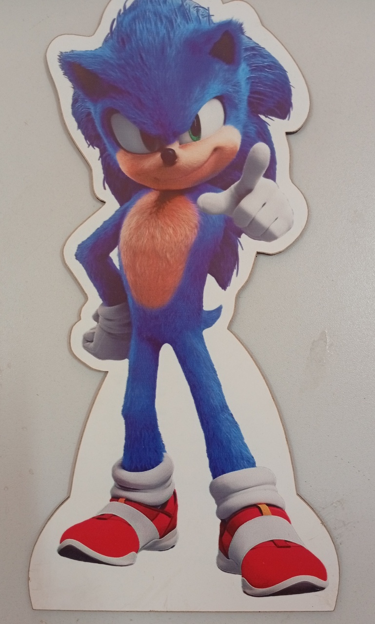 Display Simples - Sonic E Amigos Mod4 - Três Marias Festas