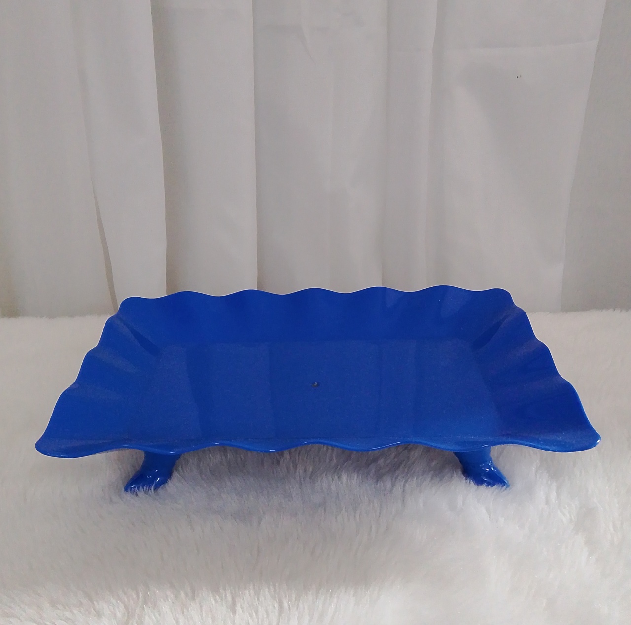 Bandeja / Doceira Azul Royal Mod6 - Três Marias Festas
