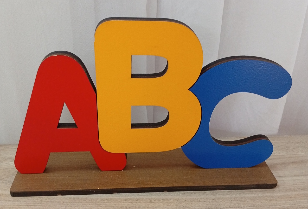 Displays Mdf 3D -  Abc - Três Marias Festas