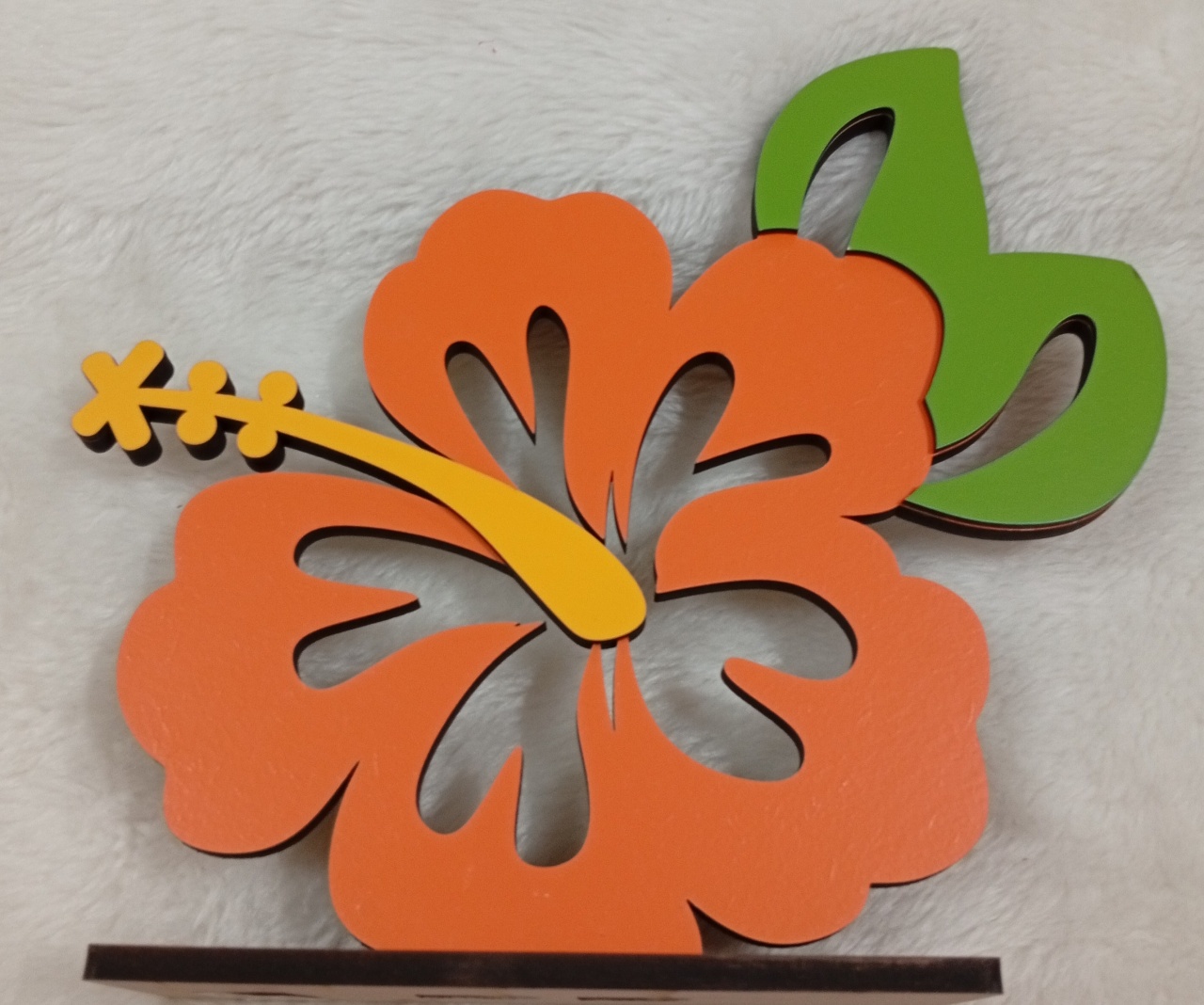 Displays Mdf 3D - Hibisco (Moana) Mod2 - Três Marias Festas