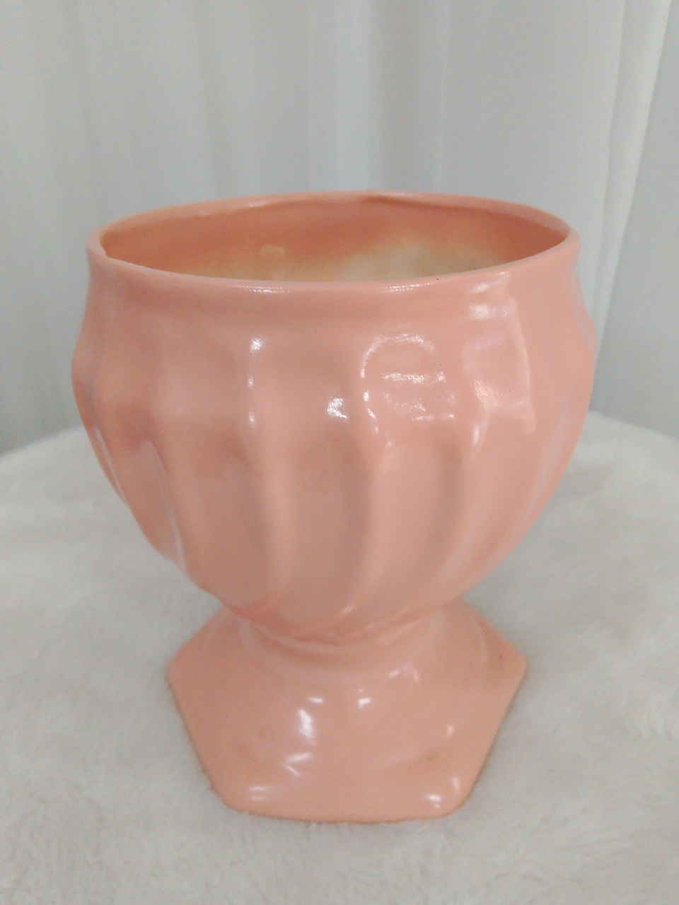 Vaso Cerâmica Baixo Rosê - Três Marias Festas