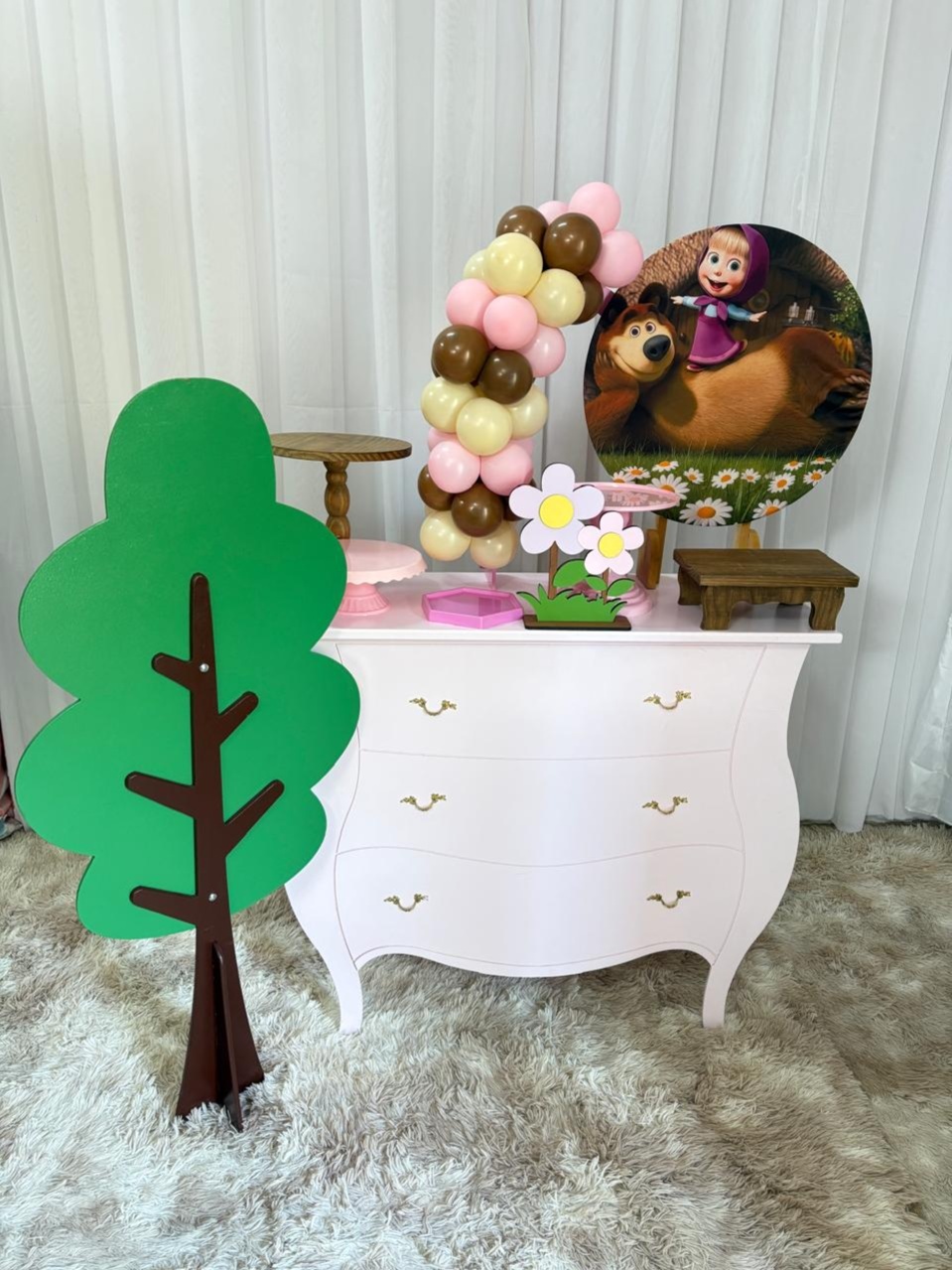 Mini Kit Masha E O Urso (Mod2) - Três Marias Festas