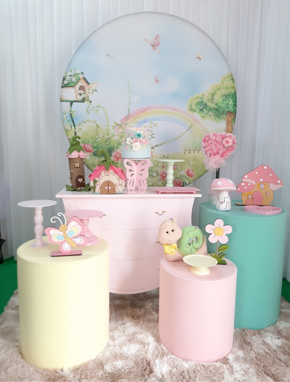 Jardim Encantado - Arco Íris (Mod1) - Três Marias Festas