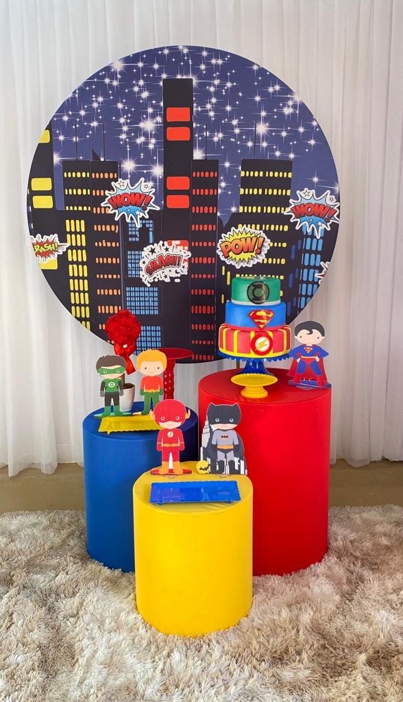 Liga da Justiça Baby - Prédios - Três Marias Festas