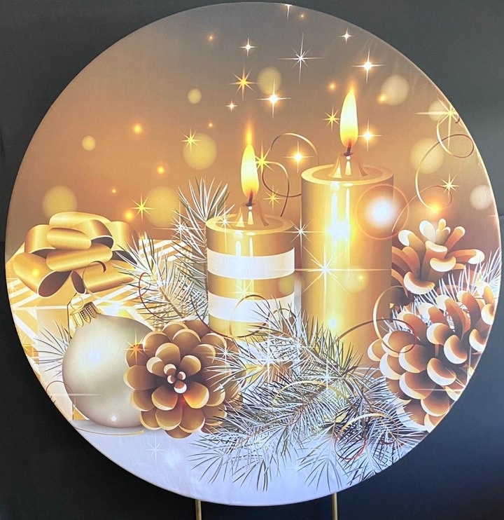 Painel Sublimado Natal - Três Marias Festas