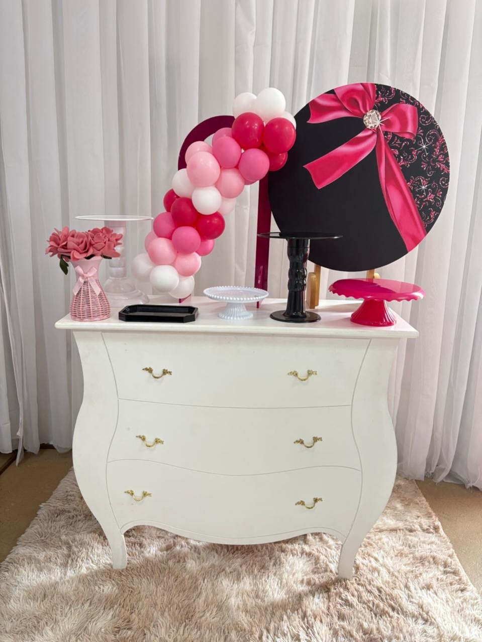 Mini Kit Laço Pink - Três Marias Festas