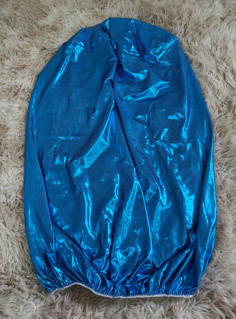 Capa de Cilindro Estampa Metálica Azul - Tamanho G - Três Marias Festas