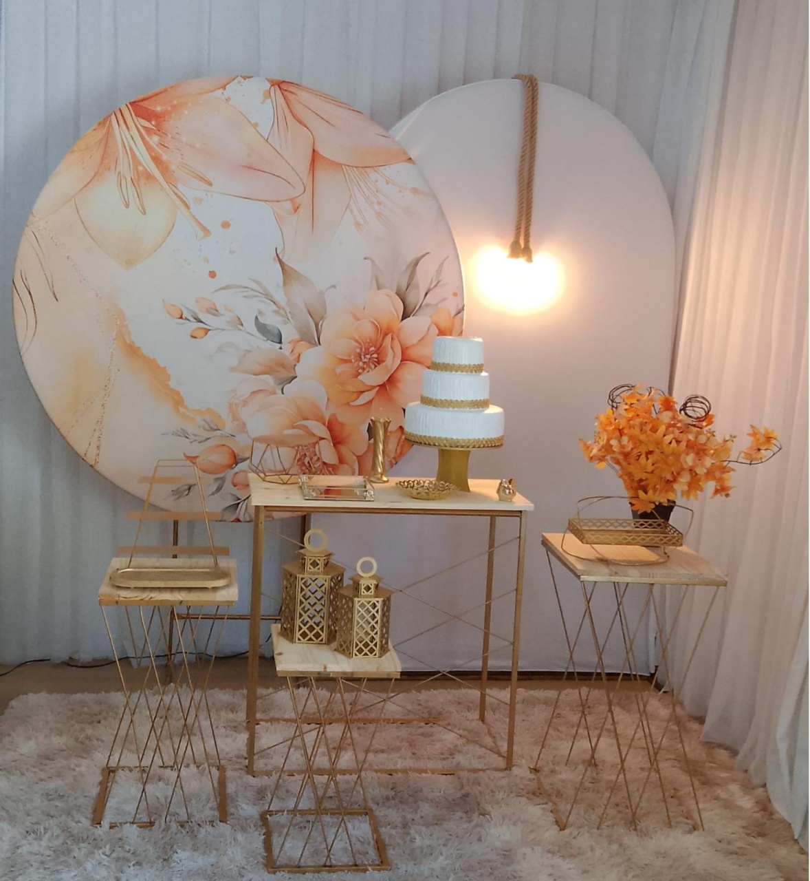 Floral Laranja (Mod1) - Três Marias Festas