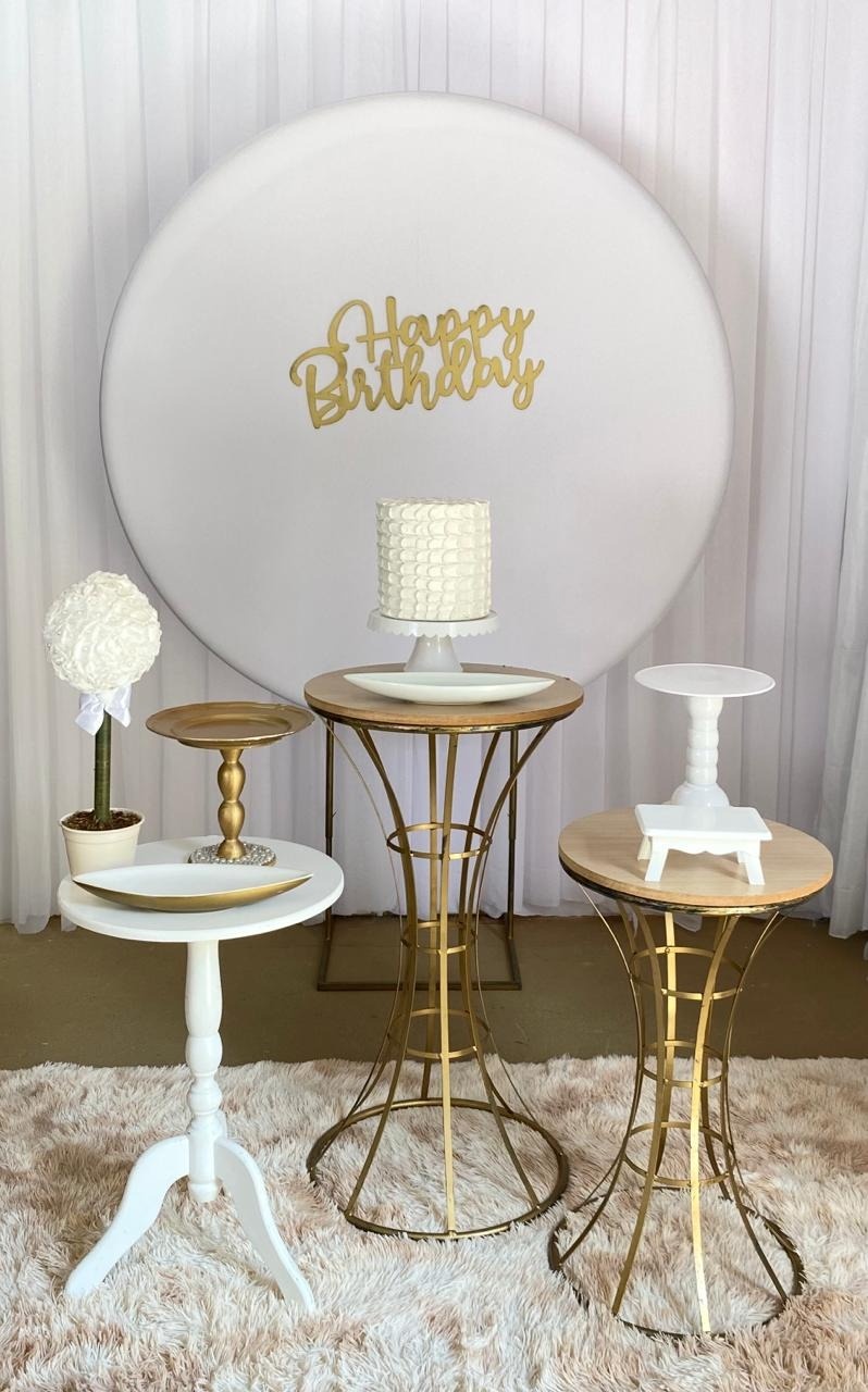 Happy Birthday Branco Mod2 - Três Marias Festas