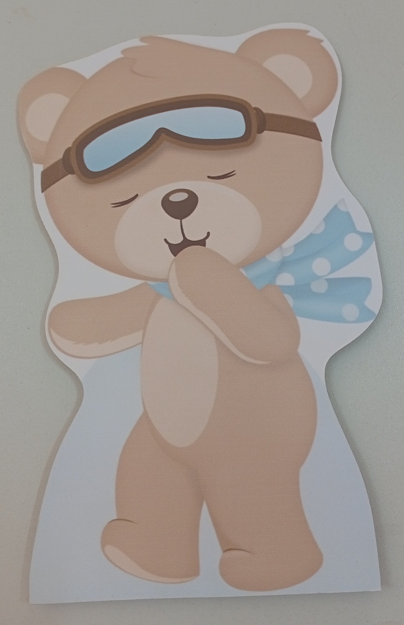 Display Simples - Ursinho Baloeiro Mod4 - Três Marias Festas