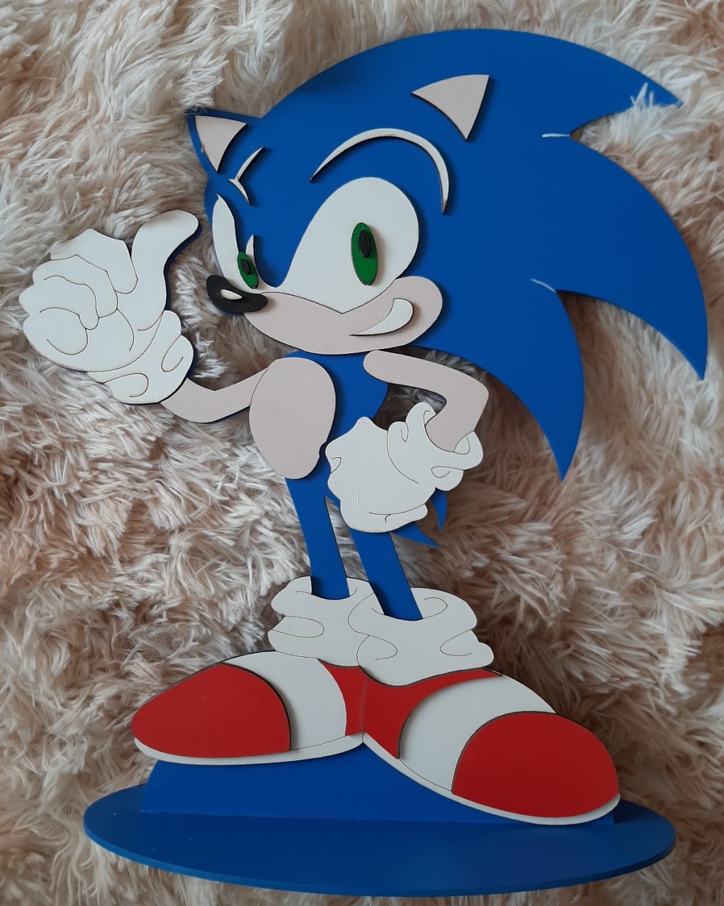 Displays Mdf 3D -  Sonic Mod1 - Três Marias Festas