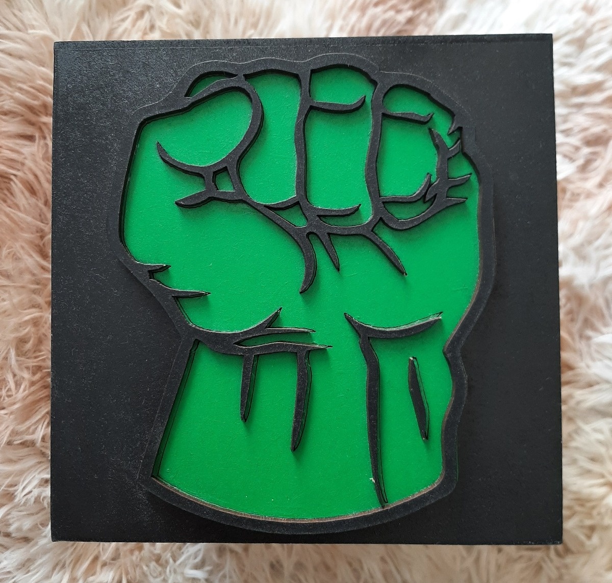 Displays Mdf 3D - Hulk Mod1 - Três Marias Festas