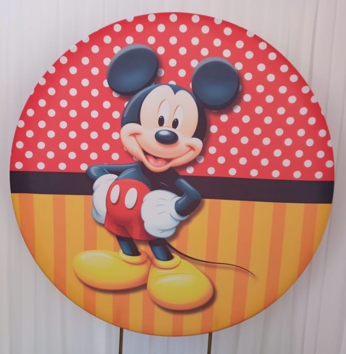 Painel Sublimado Mickey  - Três Marias Festas