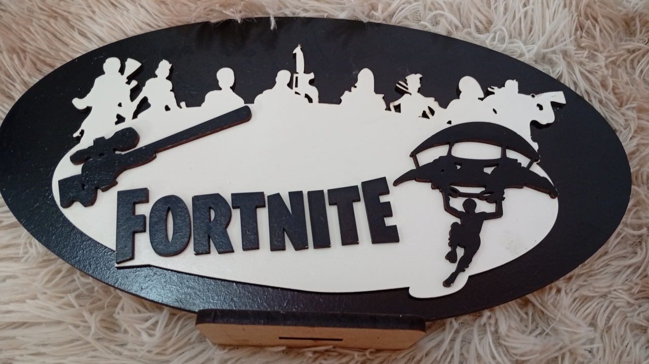 Display Mdf 3D- Fortnite - Três Marias Festas