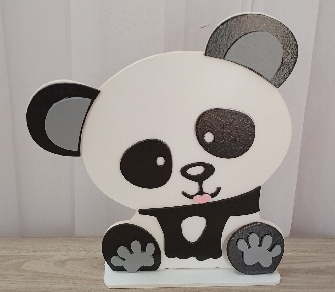 Displays Mdf 3D -  Pandinha Mod2 - Três Marias Festas