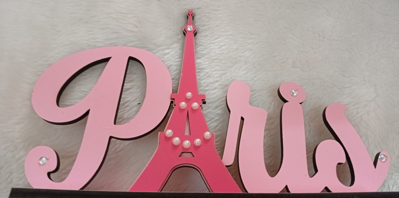 Displays Mdf 3D - Paris Mod3 - Três Marias Festas