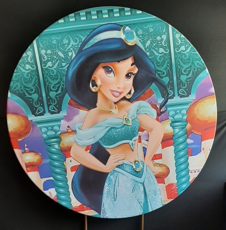 Painel Sublimado Princesa Jasmine  - Três Marias Festas