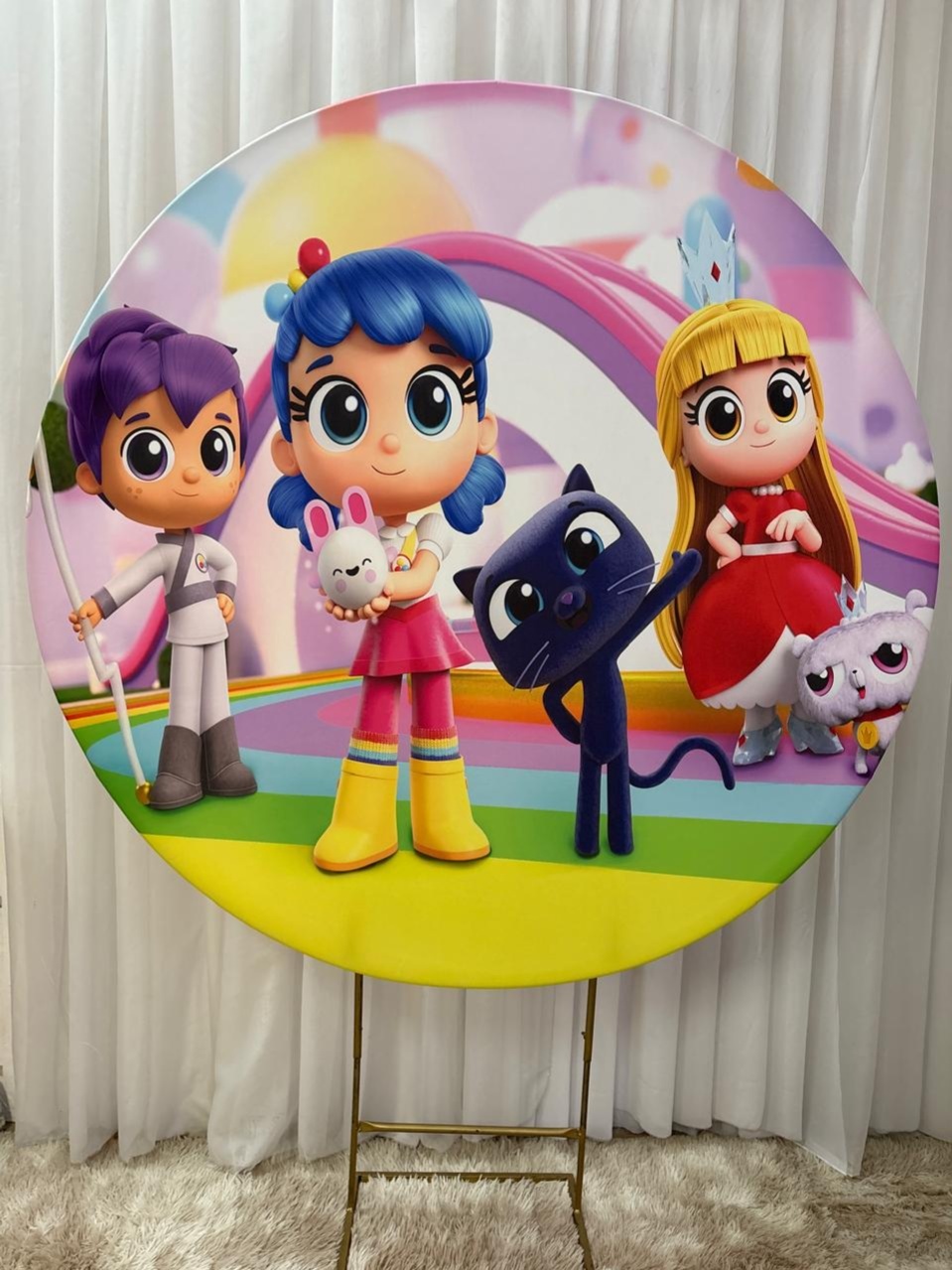 Painel Sublimado Vera E O Reino - Três Marias Festas