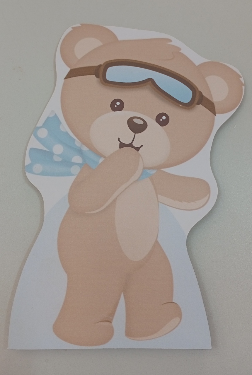Display Simples - Ursinho Baloeiro Mod3 - Três Marias Festas