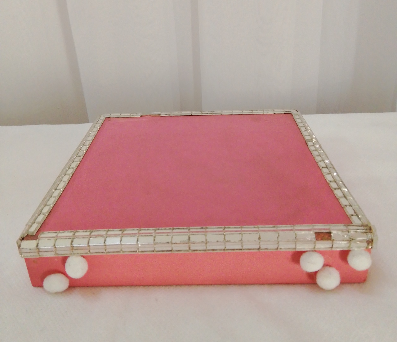 Caixa Suporte Rosa Mod1 - Três Marias Festas