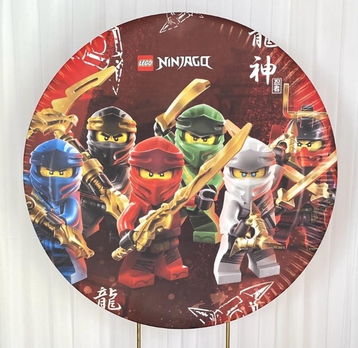 Painel Sublimado Ninjago  - Três Marias Festas