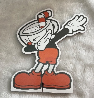 Display Simples Mdf - Cuphead Mod2 - Três Marias Festas
